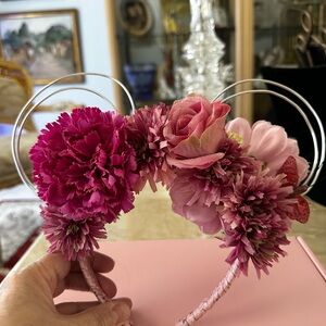 #112 NWOT - Handmade Mickey Ears Headband/ Collectors Item or Wear in Style